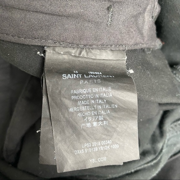 Saint Laurent Paris Button Fly Chino Pants - Picture 12 of 14